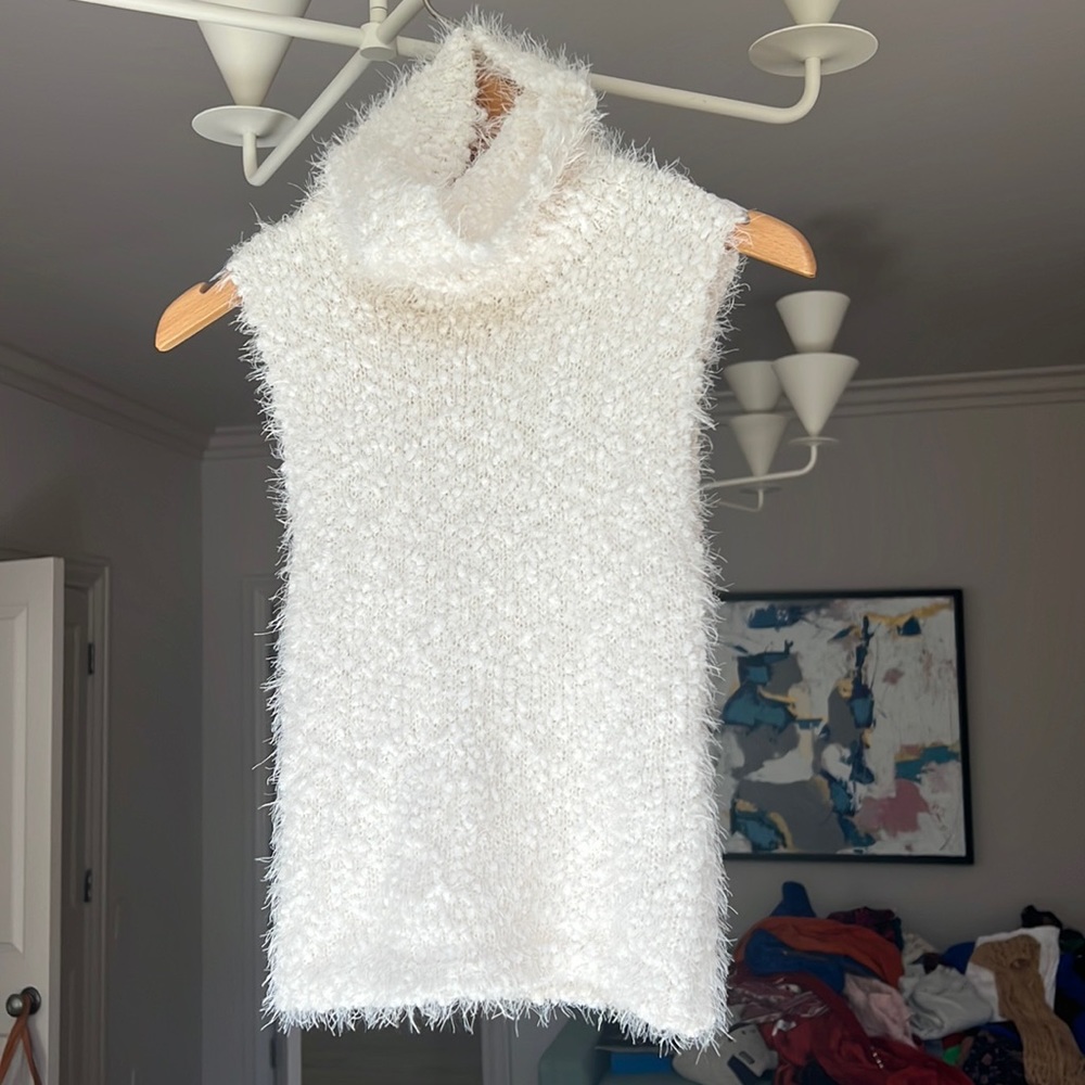 Zara sleeveless turtleneck